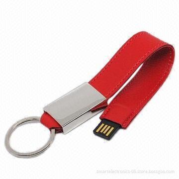 Leather Bracelet USB Flash Drives, 64MB-128GB Capacity